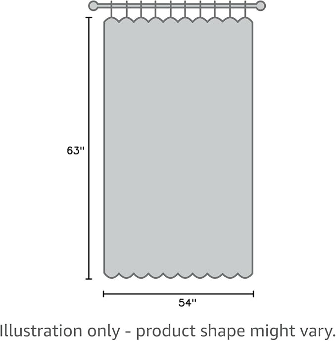 Bujasso Grey 90% Blackout Curtains with Sheer Overlay Mix and Match Double Layer Window Curtains Thermal Insulated 63 inch for Living Room Bedroom Gray Drapes with Tiebacks Grommet Top 54" Wx63 Lx2