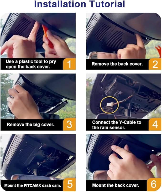 Fitcamx 4K Dash Cam Suitable for Mercedes-Benz GLE GLS 2016-2019 (Model B) W166 X166, OEM Factory Look, UHD 2160P Video, Loop Recording, Built-in WiFi & APP, G-Sensor, Easy to Install, 64GB Card