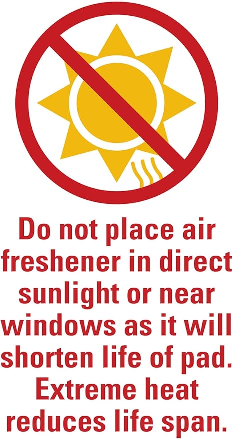 Individually Wrapped - Professional Car Air Freshener Pads - Remove Smells & Add Ambience (15 Per Pack) (Eclipse)