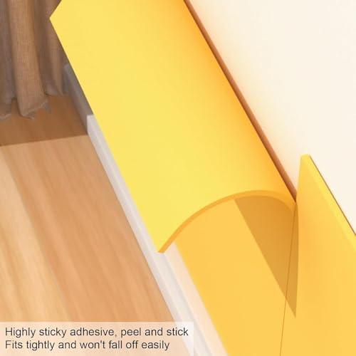 Self-Adhesive Garage Wall Protectors - Rubber Foam Corner Guards for Studios & Gyms (Grey, 39.3x39.3in) - Ultimate Wall Protection & Durability