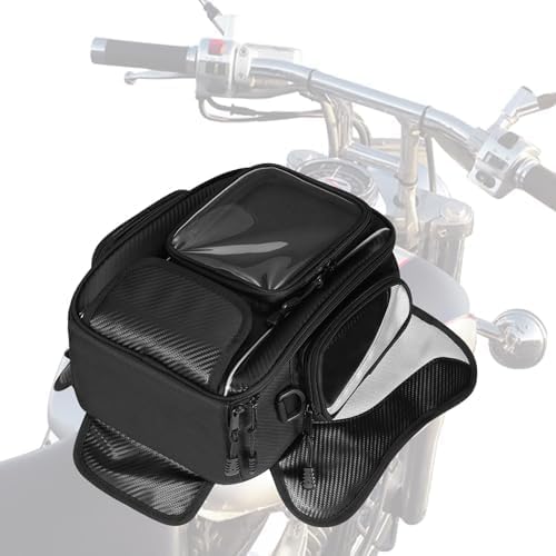 Motorcycle Tank Bag for Honda NT1100 NT 1100, Magnetic & Strap Mount Tank Bag for Motorcycles, Motorcycle Touring Navigation Luggage Bag Tank Bags, B Magnetic