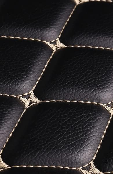 Car Floor Mats for 99% Cars, Trucks and SUVs Full Coverage Pads Protection Non-Slip Leather Floor Liners (Purple)