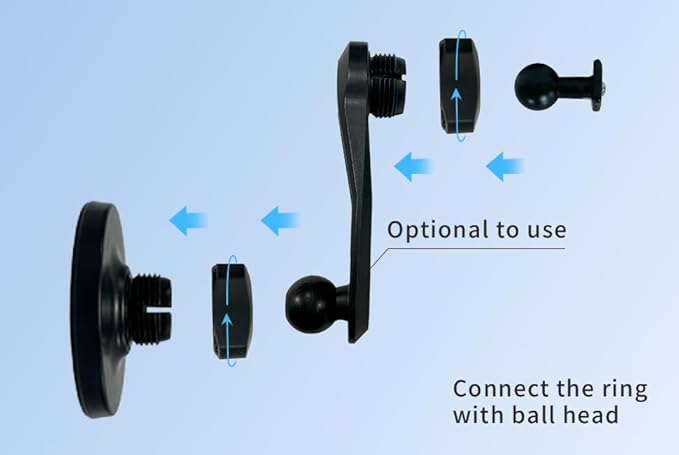 Car Phone Holder for Ford Focus MK3/MK3.5 2012–2018 (RS/SE/ST), Passenger-Side Phone Mount,MagSafe Compatible Magnetic Phone Holder,Does Not Block Airflow,360° Rotating Hands-Free Cell Phone Mount