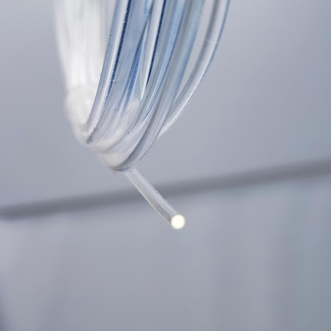 1Pcs PMMA Side-Light Optical Fiber Cable 1.5mm(0.06in) *3.5M(11.48ft) for LED Light Guide in Home, Hotel.