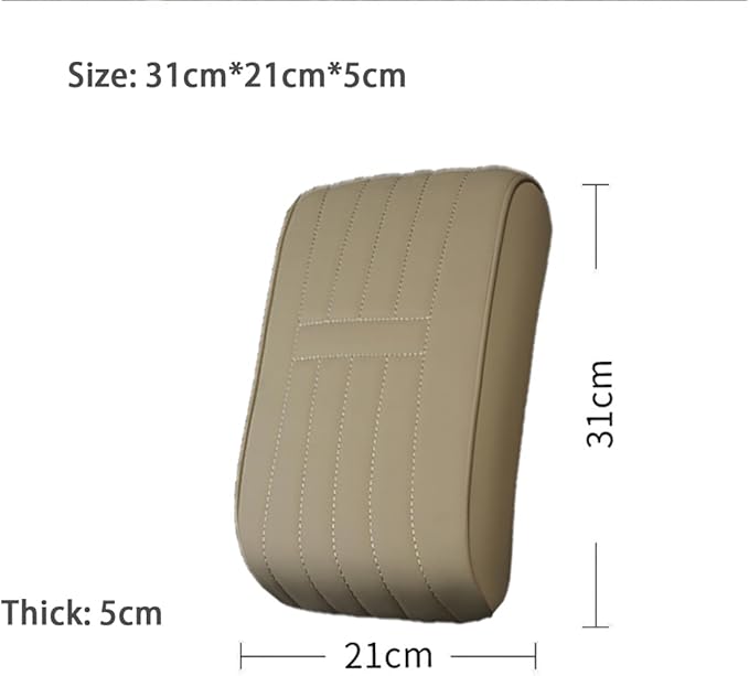 Car Armrest Pad for Volkswagen VW Atlas (7-Seater) 2018 2019 2020 2021 2022 2023 2024 2025 Memory Cotton Armrest Box Pad Center Console Scratch Pad Cushion Protector,Grey
