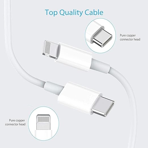 iPhone Fast Charger,10FT iPhone Charger Fast Charging 20W PD USB C Wall Charger Plug Type C Power Adapter Lightning Cable Cord Compatible with Apple iPhone 14/13/12 Pro/11/XS/Max/XR/X/8 Plus/SE,iPad