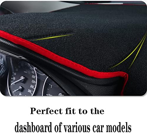 Dash Covers Mat for Jeep Wrangler JK 2007-2017,Polyester Car Dash Board Cover,Dashboard Protecter Cover,Car Dashboard Cover Pad,Blue