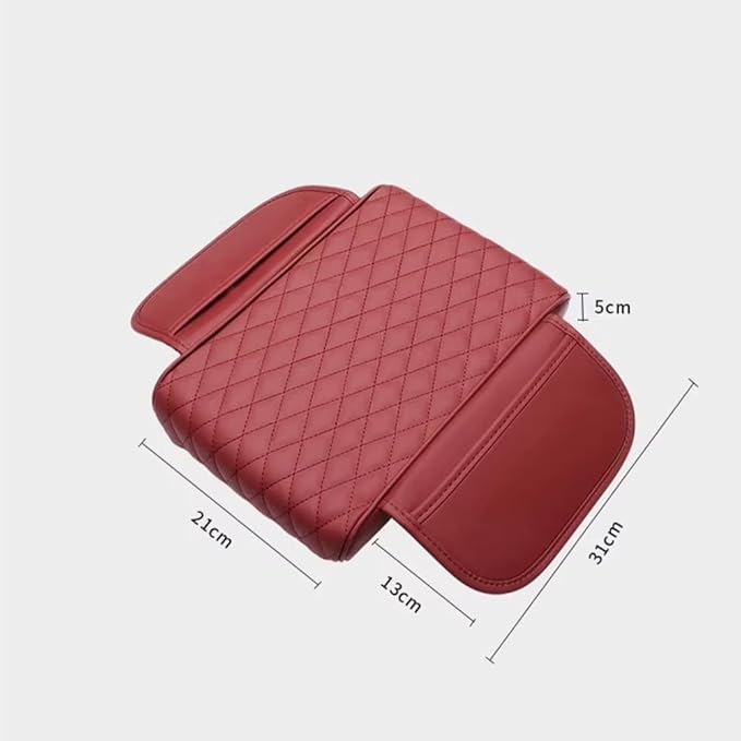 Car Armrest Pad for BMW X3 G01 F25 E83 2003-2019 2020 2021 2022 2023 2024 Leather Armrest Box Mat Center Console Cushion Pad Universal Armrest Seat Box Cover Protector,Beige, normal
