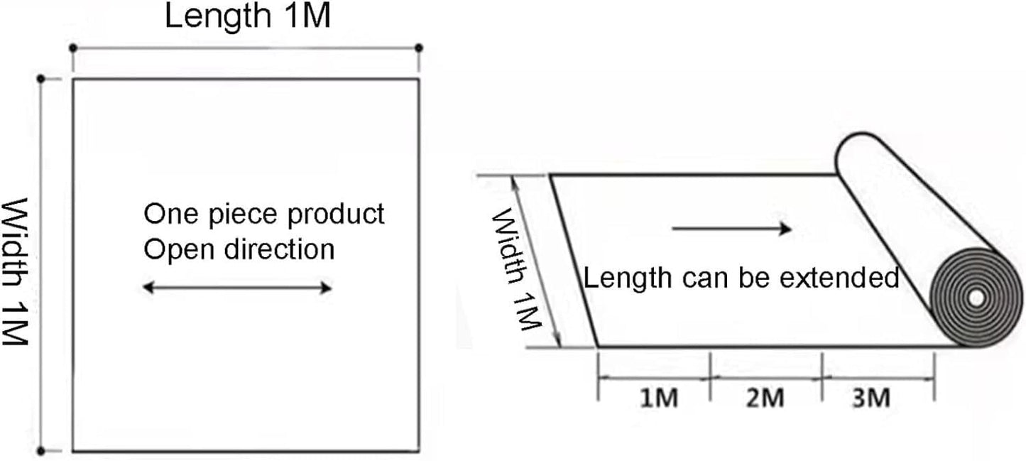 Garage Corner Protector - Anti-Collision Foam Wall Guard for Parking Spaces, Waterproof Parking Assist for Warehouses & Garages, Gray - 1cm x 1m