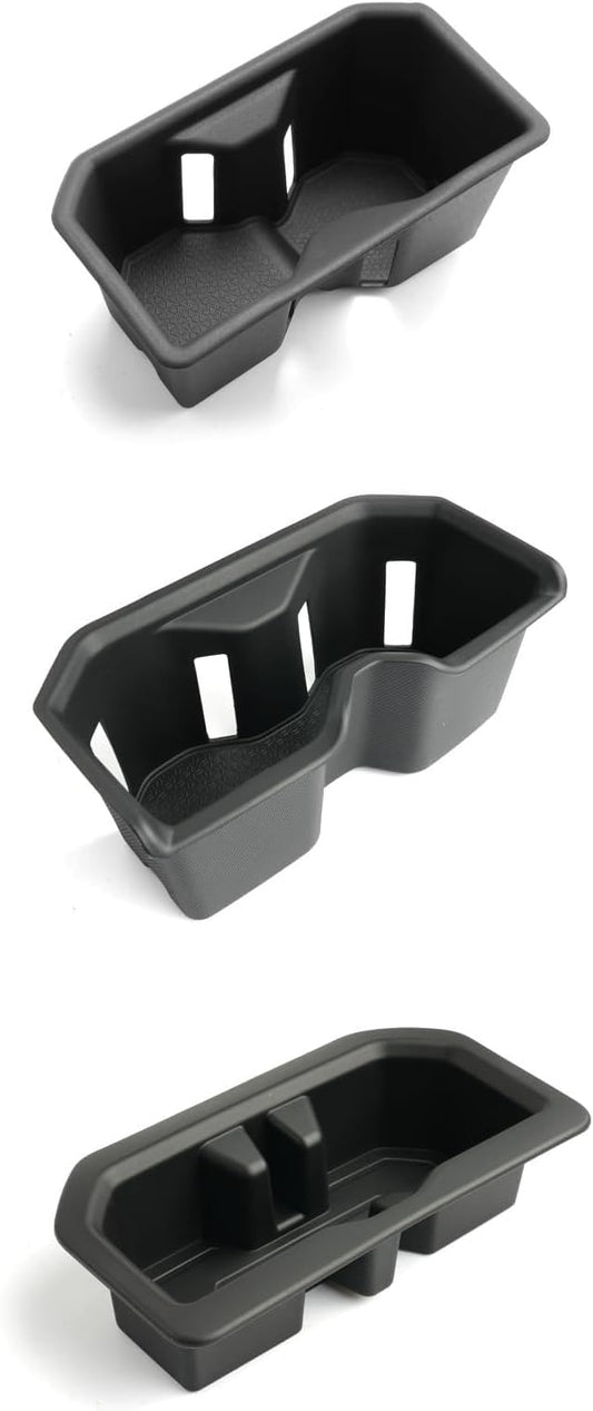 for 3PCS Center Console TPE Cup Holder Insert Compatible with 2022-2026 Tundra (SR/SR5/Limited/TRD Pro) Just Fit Console Does Not Have a Lid