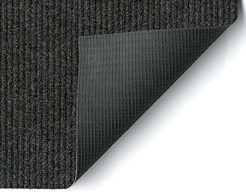 KOECKRITZ Heavy Duty Durable All Weather Indoor/Outdoor Non Slip Entrance Mat Rugs and Runners for Office Business Building Home Garage Front Door (3' x 10', Charcoal)