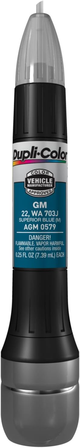 Dupli-Color AGM0579 Scratch Fix All-In-1 Exact-Match Automotive Touch-Up Paint – General Motors Superior Blue – 0.25 oz. Paint Pen