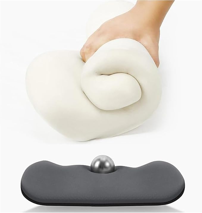 Car Headrest & Lumbar Support Cushion for Hyundai Santa Fe 2010-2023, Ergonomic Car Seat Headrest Memory Foam Neck and Back Pillow Kit Breathable Removable for Driving Fatigue Relief