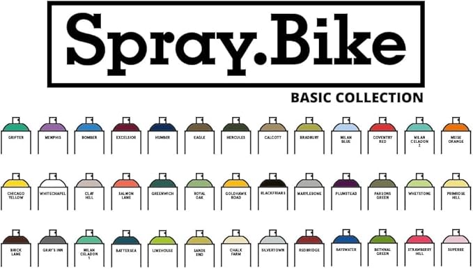 Spray.Bike Spray Paint | Designed Mainly for Bicycles | Multi-Use Acrylic Spray Paint for Metal, Plastic | High Coverage Bike Paint, 400ml, Storm
