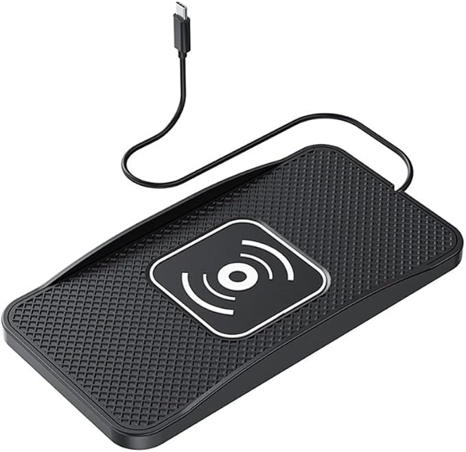 Wireless Car Charger Pad for Jeep Gladiator 2021-2026, Type-C/USB 20W Car Wireless Charger Non-Slip Phone Charging Pad Car Accessories,A 30cm Cable Type-C Plug