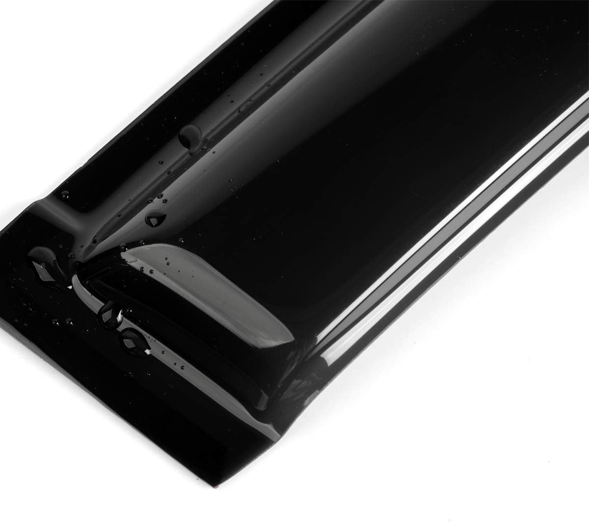4pcs Outside Mount Style Window Rain Guards Durable Side Wind Deflectors Dark Smoke Vent Nice Window Visors Compatible with 11-20 Toyota Sienna XL30 Van