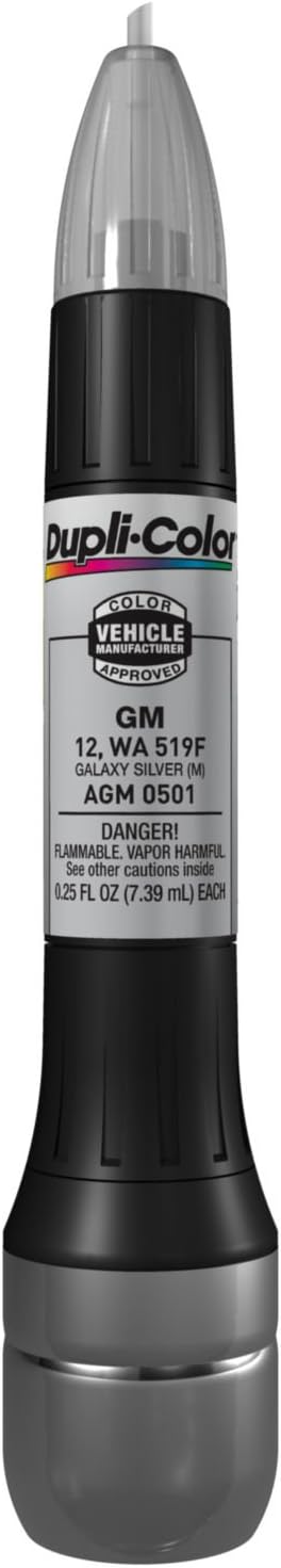 Dupli-Color AGM0501 Scratch Fix All-In-1 Exact-Match Automotive Touch-Up Paint – General Motors Galaxy Silver – 0.25 oz. Paint Pen