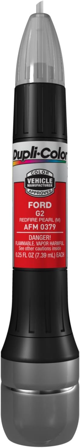 Dupli-Color AFM0379 Scratch Fix All-In-1 Exact-Match Automotive Touch-Up Paint – Ford Red Fire Pearl – 0.25 oz. Paint Pen