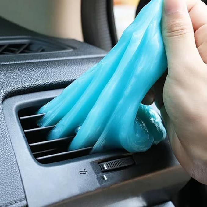 Car Cleaning Gel Compatible with Golf 6 MK6, 200g Detailing Putty for Auto Vents, Dashboard, Cup Holders - Reusable Multifunctional Dust Remover,200g*2