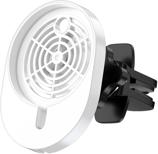 for Apple MagSafe Charger Car Holder,Compatible with iPhone 14/14 Plus/14 Pro/14 Pro Max and iPhone 13/12 Series-White(Charger not Included)