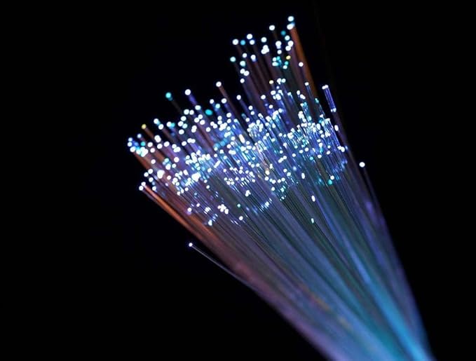 AKEPO End Glow Fiber Optic Light Cable 9.8ft/3m*550pcs*Ф0.03in/0.75mm, PMMA Plastic Cable for LED Star Ceiling Sky Light Kit and Fiber Optical Lighting Decoration (Without Light Source)