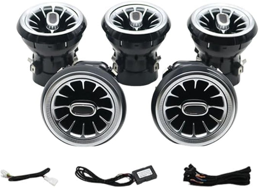 12 Colors Air Vent LED Ambient Light Atmosphere Lamp For Mercedes Benz A/B/CLA/GLA Class