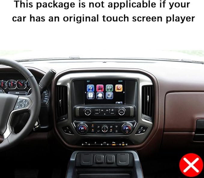 8 Core 6+128G Android Car Radio Stereo for Chevy Silverado/GMC Sierra 2014-2018 Wireless Carplay Android Auto, 10.1'' Touch Screen Head Unit Mirror Link WIFI GPS Bluetooth FM/RDS DSP Backup Camera SWC