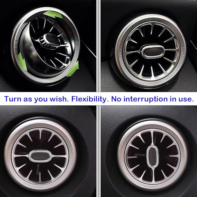 12 Colors Air Vent LED Ambient Light Atmosphere Lamp For Mercedes Benz W176 A-Class