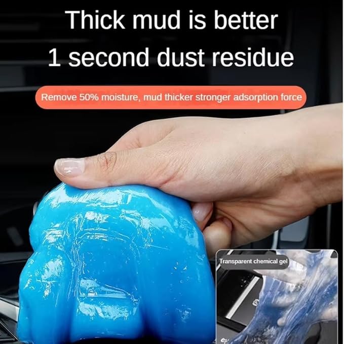 Car Cleaning Gel Compatible with Mazda Kai, 200g Detailing Putty for Auto Vents, Dashboard, Cup Holders - Reusable Multifunctional Dust Remover,200g*2