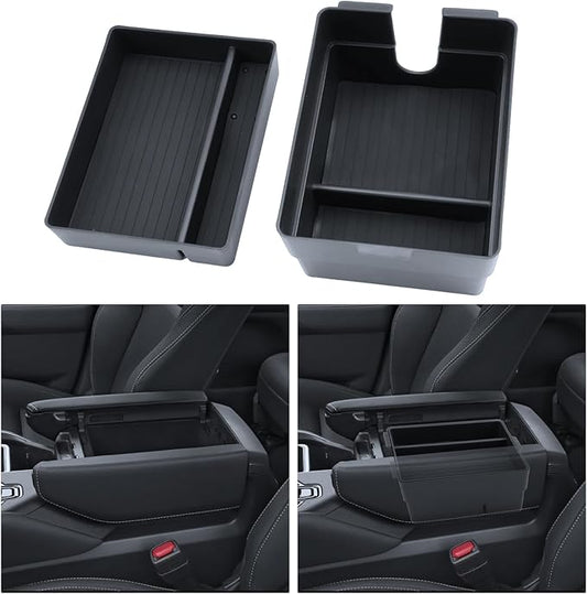 for 2PCS Double Layer Center Console Armrest Organizer ABS Materials Compatible with 2024-2026 L EXUS TX350/TX350h/TX450h+/TX500h
