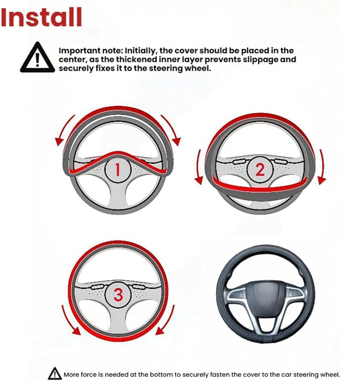 Size 16-20 Inch Ice Silk Ventilation Multi-Style Comfy Grip Steering Wheel Cover for Truck, Bus, Big Rig Trucker,SUV， Anti-Slip Design 16-20 Inch (Purple, 19)