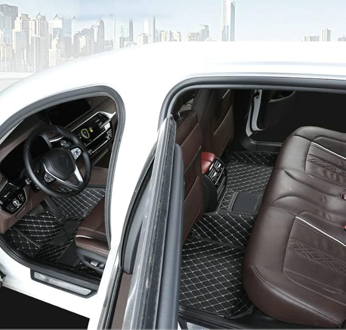 Car Floor Mats Automotive Floor Mats Vehicle Specific All Weather Protection Custom Compatible with Most of 98% Cars SUVs (Green)