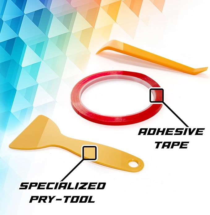 XKmax RGB Fiber Optic LED Interior Ambient Light Kit for Car & Truck | Color Chasing | App-Controlled (2pc 30" Strips)