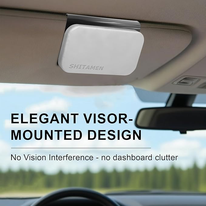 Car Air Freshener, Stone Air Freshener, Automotive Odor Eliminator for Visor Clip- Car Fresheners Long Lasting - CLIP INCLUDED (Pine/Starter Kit)