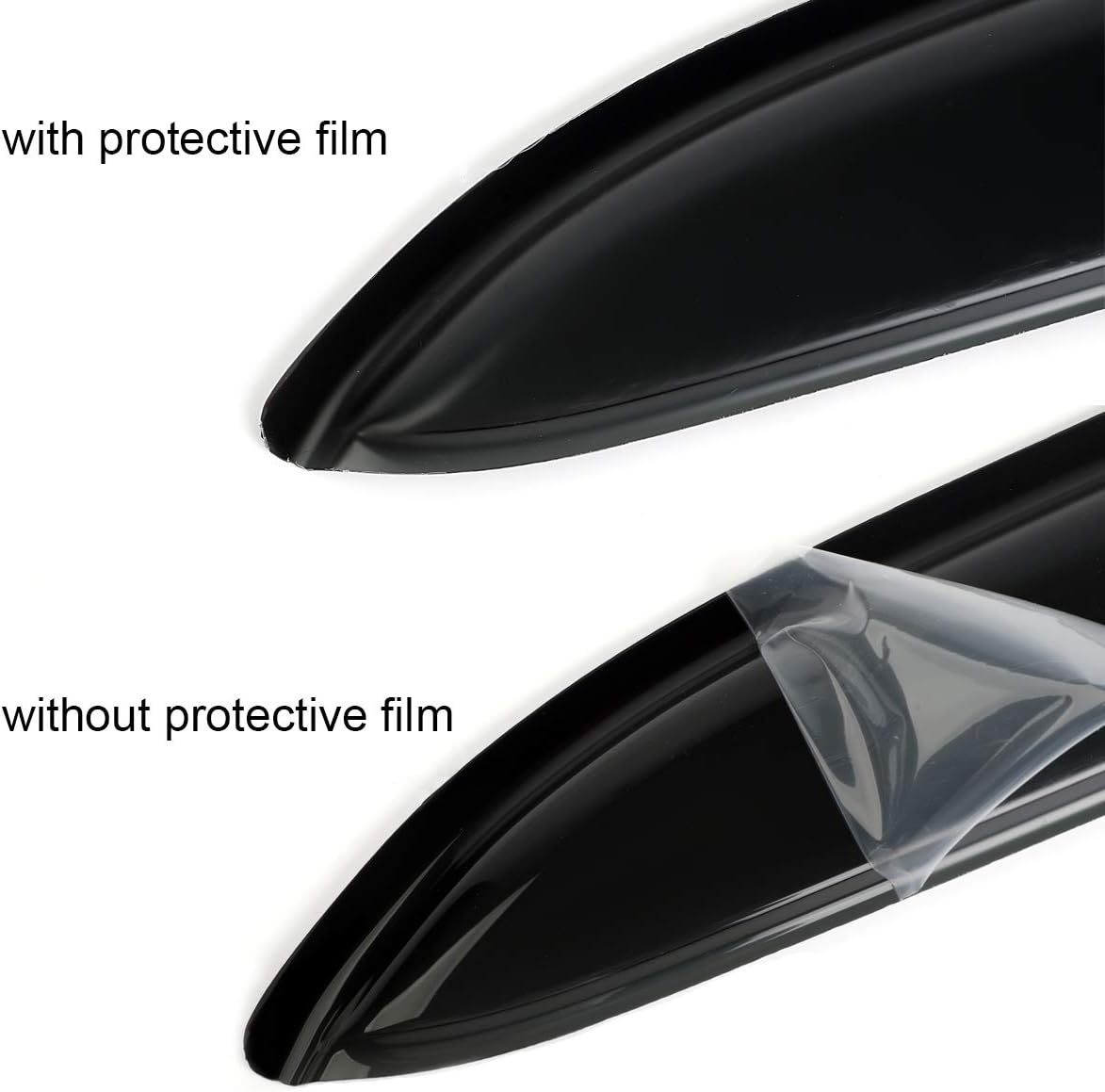 94608 Original Side Window Wind Deflector,4pc Outside Mount Style Nice Sun Rain Guards Set,Window Visor fit for 2006-2012 Toyota RAV-4