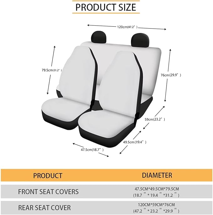 FKELY Purple Skull Car Seat Covers - Full Set for Women - Floral Foiled with Headrest & Gear Shift Cover, Steering Wheel Cover, Handbrake & Cup Coasters