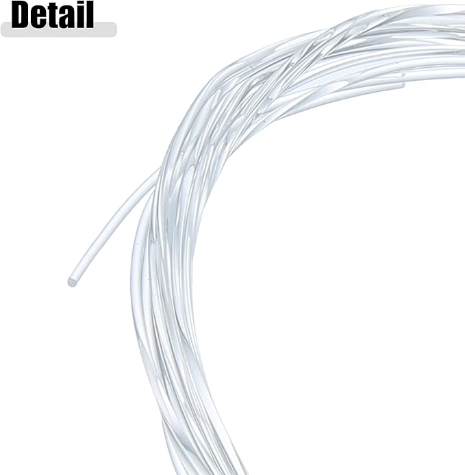 ACROPIX 2mm 0.08" 5m 16.40ft Universal Glow Optic Fiber Cable Car Light Decoration Clear - Pack of 1
