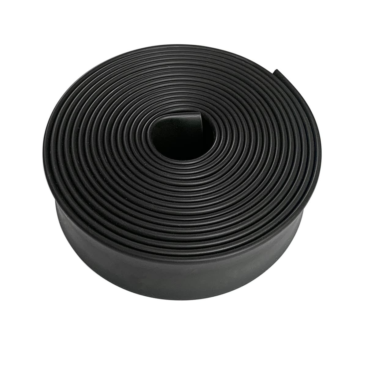 3:1 Ratio Heat Shrink Tubing Roll Adhesive Lined Industrial Marine Grade Dual Wall Heat Shrink Tube Waterproof and Sealed Black (1 inch(25.4 mm), 10 Feet)