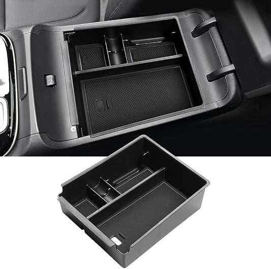 For Hyundai Tucson Center Console Organizer for 2025 2026 Hyundai Tucson (SEL/SE/XRT, NOT FOR PHEV&Limited&N-Line) Middle Armrest Storage Tray Insert,Non-Slip Accessories -NOT FOR PHEV&Limited&N-Line