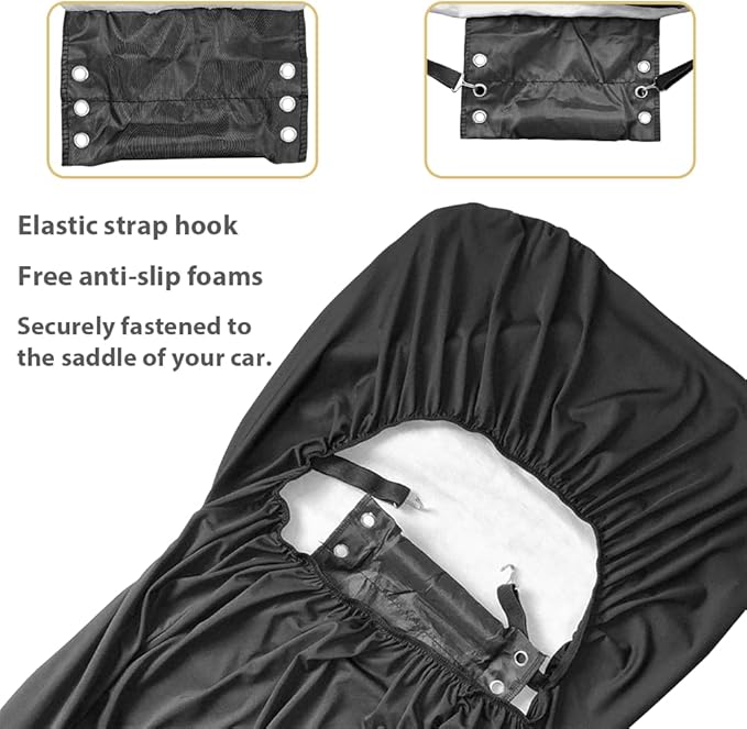 Cool Tiger Car Seat Covers Set of 2 Breathable Universal Vehicle Front Seats Interior Protector Easy to Install Interior Protection Suitable Fits Most Car Auto SUV Sedan