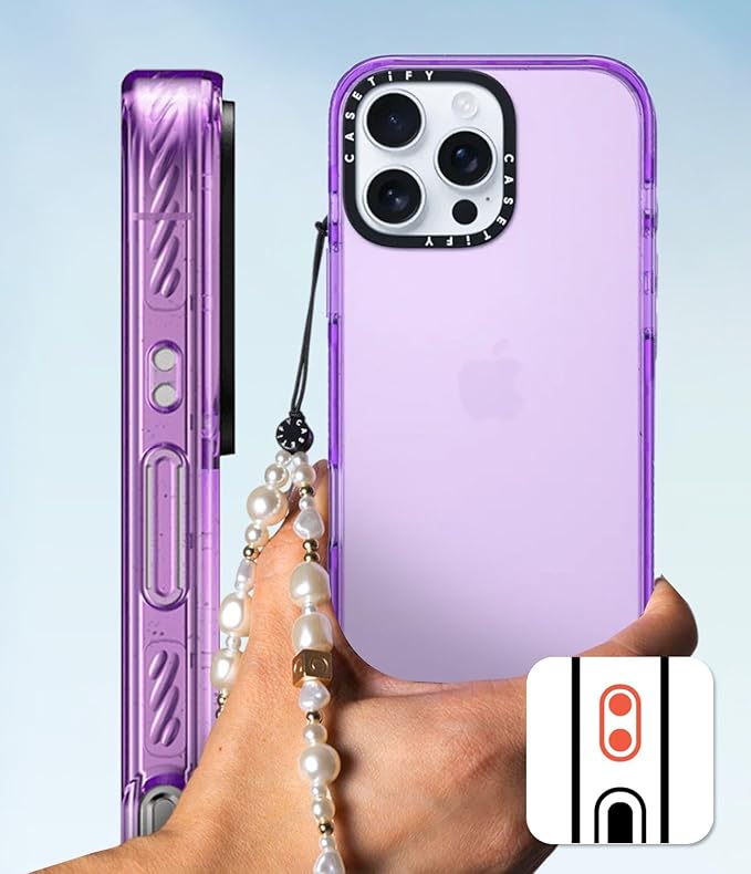 CASETiFY Impact iPhone 16 Pro Max Case [4X Military Grade Drop Tested / 8.2ft Drop Protection/Compatible with Magsafe] - Barcelona Flower Rose Garden - Clear Black