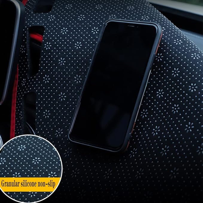 Dashboard Cover for Chevy Silverado Trail Boss 2022-2024,Polyester Dash Covers mat,Car Dash Board Protecter Cover,Interior Dash Covers Pads,Blue