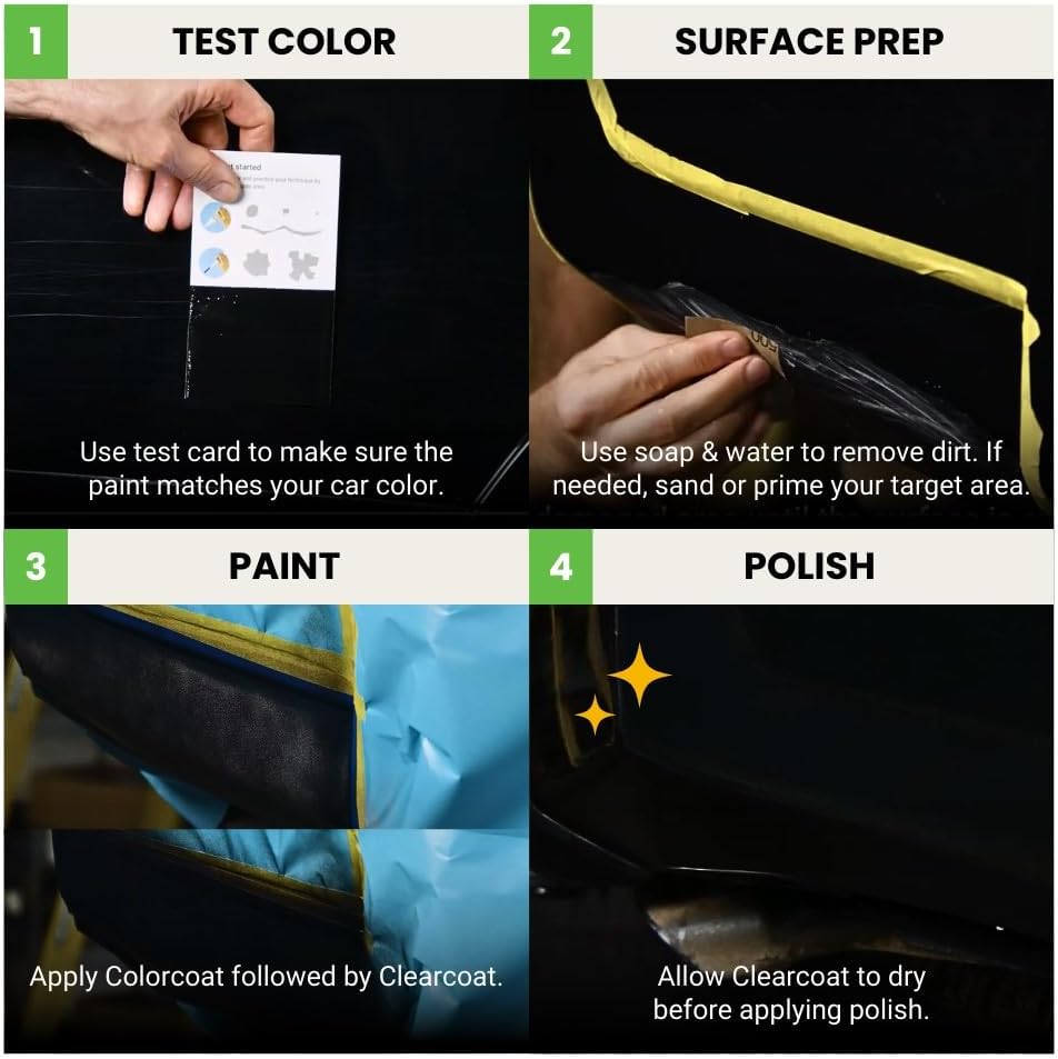 TouchUpDirect 3P0 Absolutely Red Compatible with Toyota Exact Match Touch Up Paint Aerosol - Essential Kit