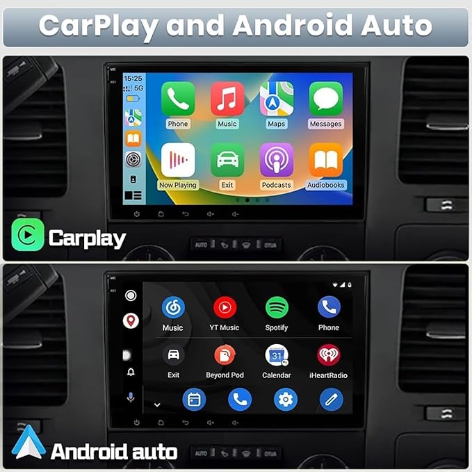 2+64G 8Inch Android 14 Car Radio Stereo Upgrade for Chevrolet Impala 2006-2013 w/Wireless Carplay Android Auto Double Din Touch Screen GPS Navigation Head Unit Radio Bluetooth WiFi FM Backup Camera