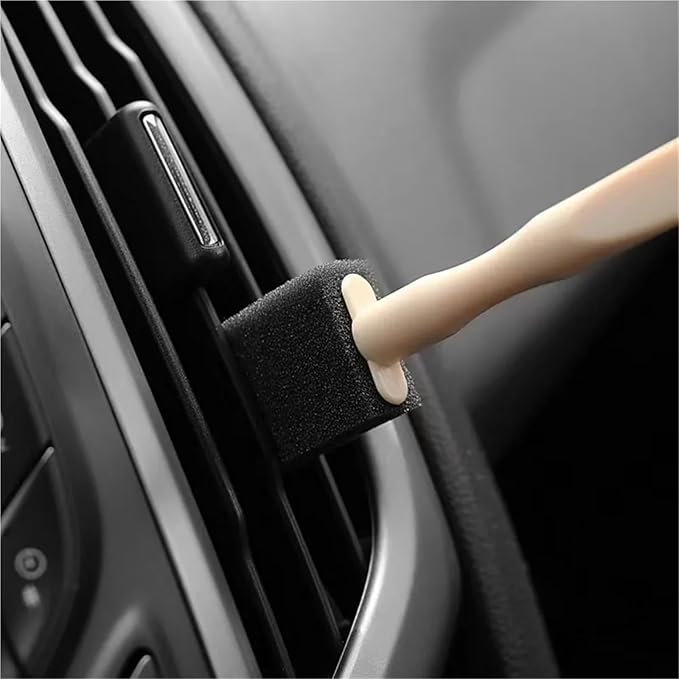 Cleaning Brush for car Interior Cleaning Car Air Conditioner Vent Cleaner Cleaning Brush Detailing Scrub Outlet Wash Duster Dust Removal Auto Interior Clean Tool(100pcs)