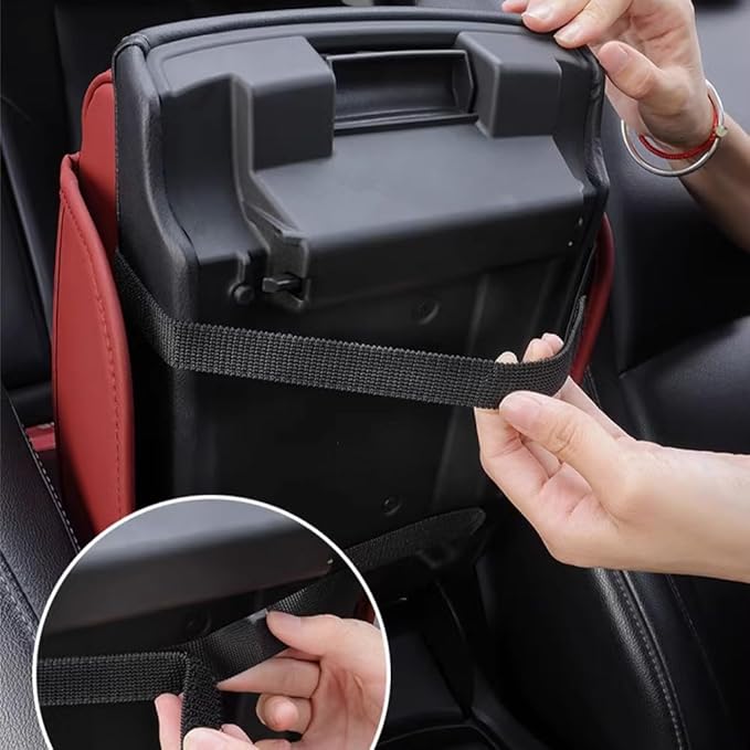 Car Armrest Pad for Lexus GX J150 J120 GX 460 400 GX OR Leather Armrest Box Mat Center Console Cushion Pad Universal Armrest Seat Box Cover Protector,Beige