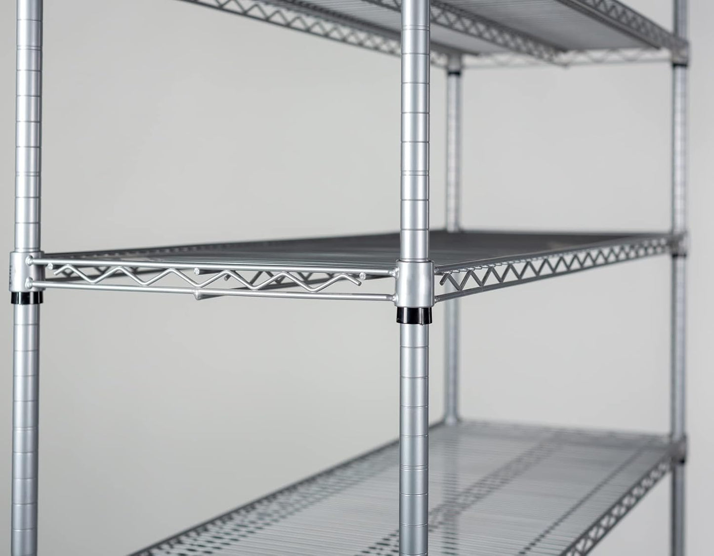 Omega 12" Deep x 24" Wide x 36" High 3 Tier Gray Starter Shelving Unit
