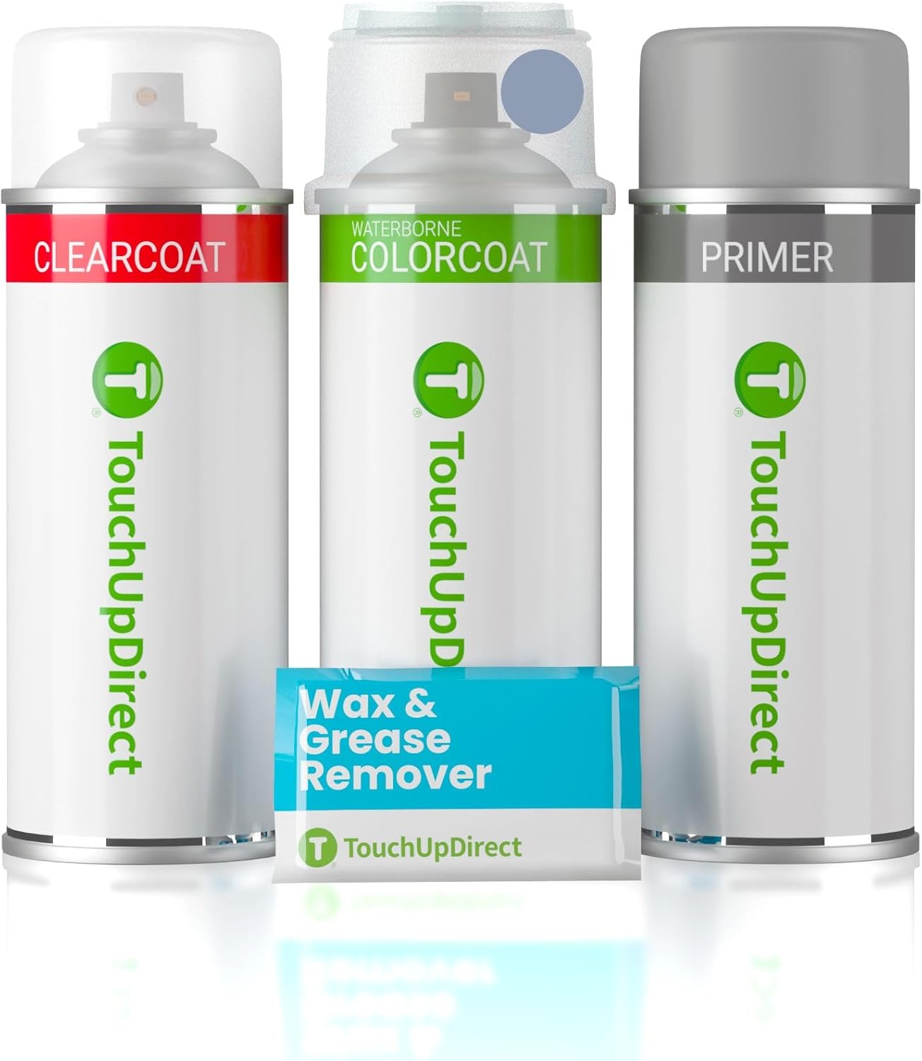 TouchUpDirect 1K5 Moon Dust Compatible with Toyota Exact Match Touch Up Paint Aerosol - Preferred Kit