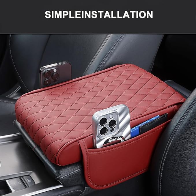 Car Armrest Pad for Mazda CX-3 CX-5 CX-30 CX3 CX30 CX5 2015-2020 2021 2022 2023 Leather Armrest Box Mat Center Console Cushion Pad Universal Armrest Seat Box Cover Protector,Beige, normal