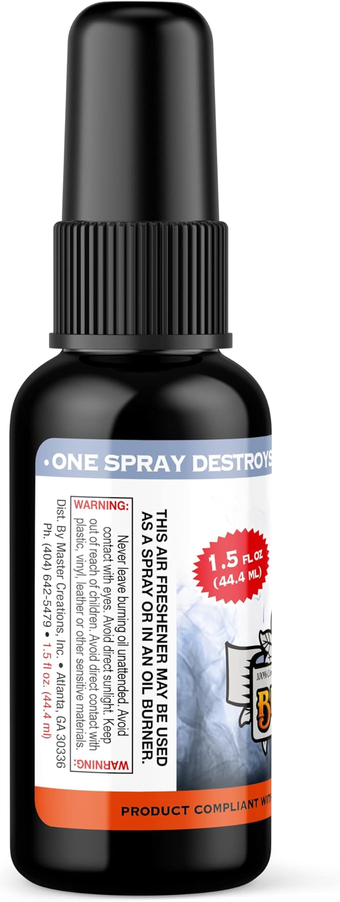 BluntPower (Blue Steel, 5 Pack) Concentrated Odor Eliminator and Diffuser Oil - Room Deodorizer, Odor Eliminator, and Smoke Eliminator Spray - Premium Oil Based Air Freshener & Odor Eliminator Spray